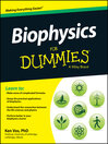 Imagen de portada para Biophysics For Dummies